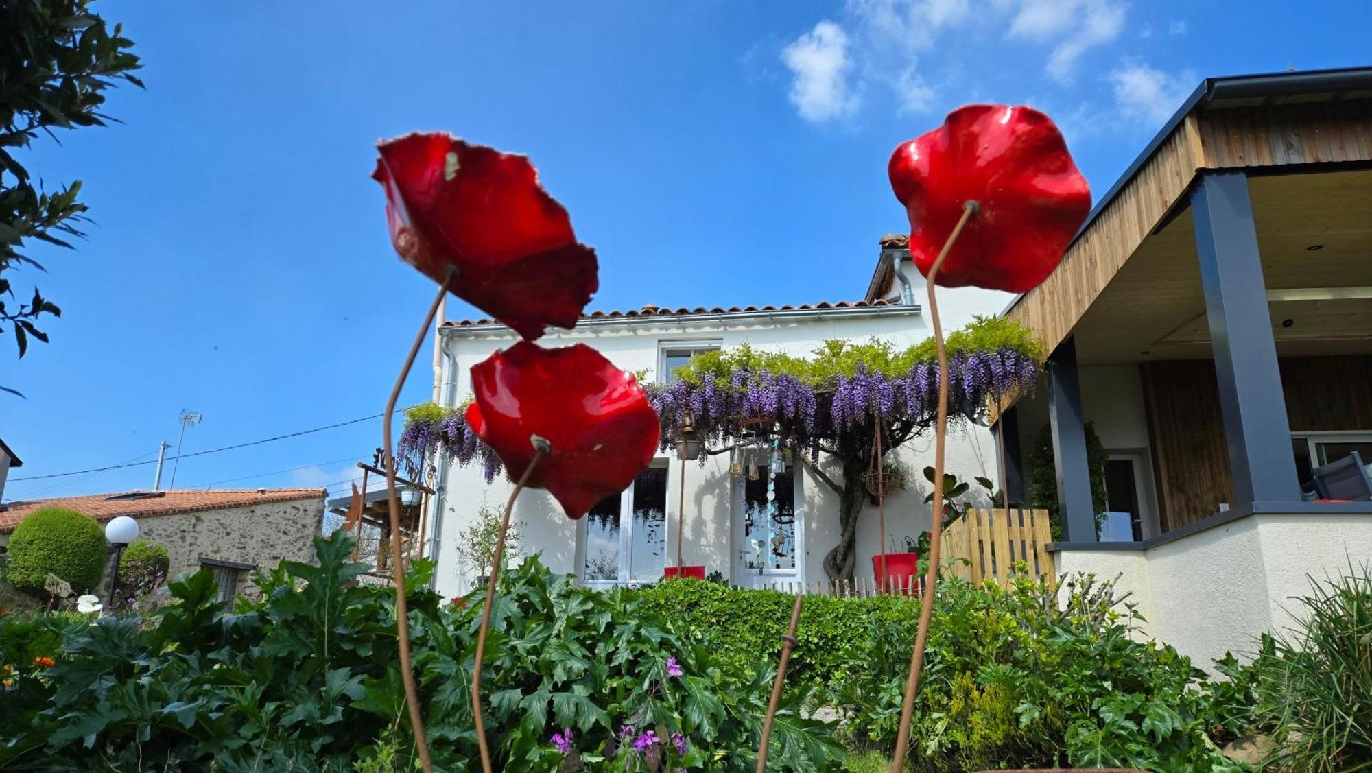 Les Chambres De La Forge Des Collines Les Herbiers Exteriör bild